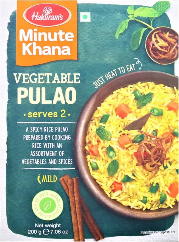 HALDIRAM VEGETABLE PULAO 200G