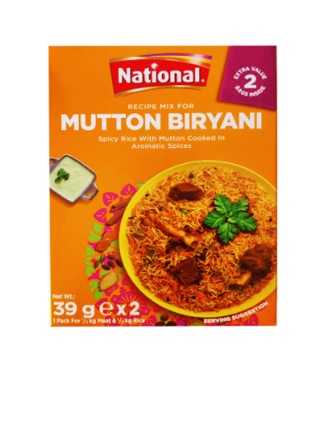 NATIONAL MUTTON BIRYANI 39GX2