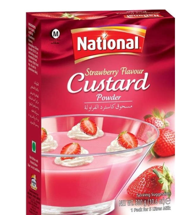 NATIONAL STRAWBERRY CUSTARD 300G