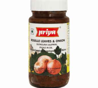 PRIYA ROSELLE LEAVES ONION PICKLE 300G