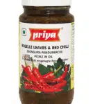 PRIYA ROSELLE LEAVES RED CHILLI PICKLE 300G