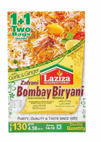 LAZIZA BOMBAY BIRYANI MASALA 100G