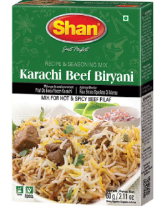 SHAN KARACHI BEEF BIRYANI MASALA 60G