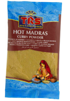 TRS HOT MADRAS CURRY POWDER 100G