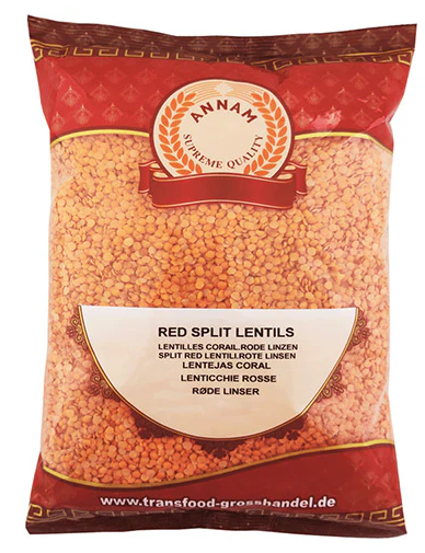 Annam Red lentils 2 kg