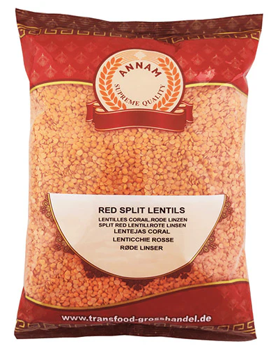 ANNAM RED SPLIT LENTILS 1KG