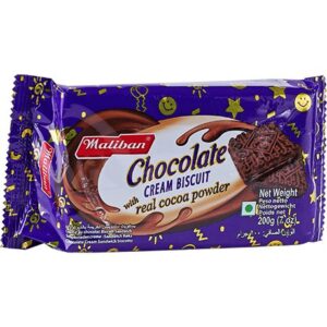 MALIBAN CHOCOLATE CREAM BISCUITS 200 GR