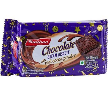 MALIBAN CHOCOLATE CREAM BISCUITS 200 GR