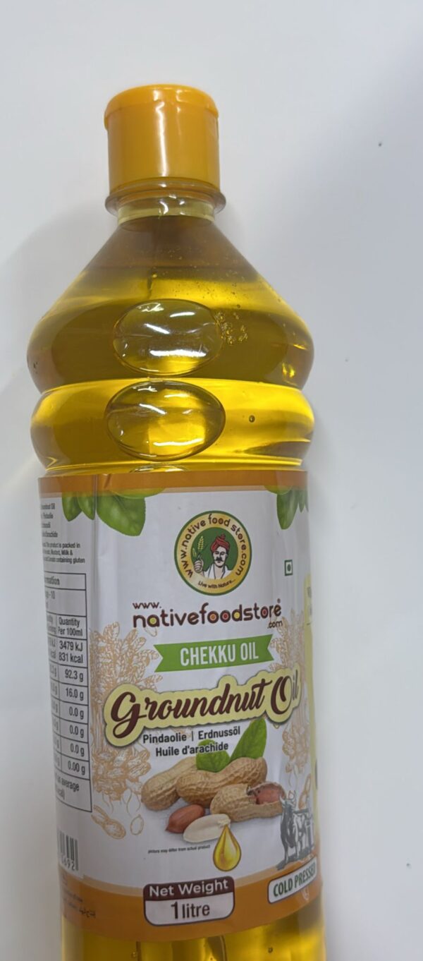 NATIVE FOOD GROUNDNOT ( CHEKKU ) OIL 1L