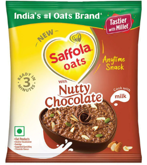 SAFFOLA NUTTY CHOCOLATE OATS 35G