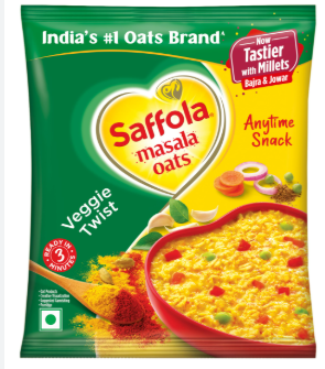 SAFFOLA VEGGIE TWIST OATS 38G
