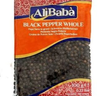 ALI BABA BLACK PEPPER WHOLE 100G