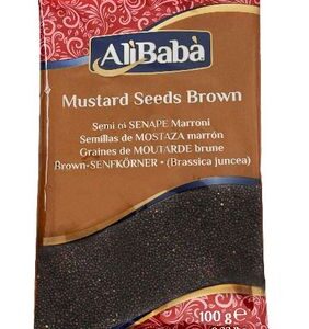 ALI BABA MUSTARD SEEDS BROWN 100 G
