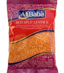 ALI BABA RED LENTILS 500G