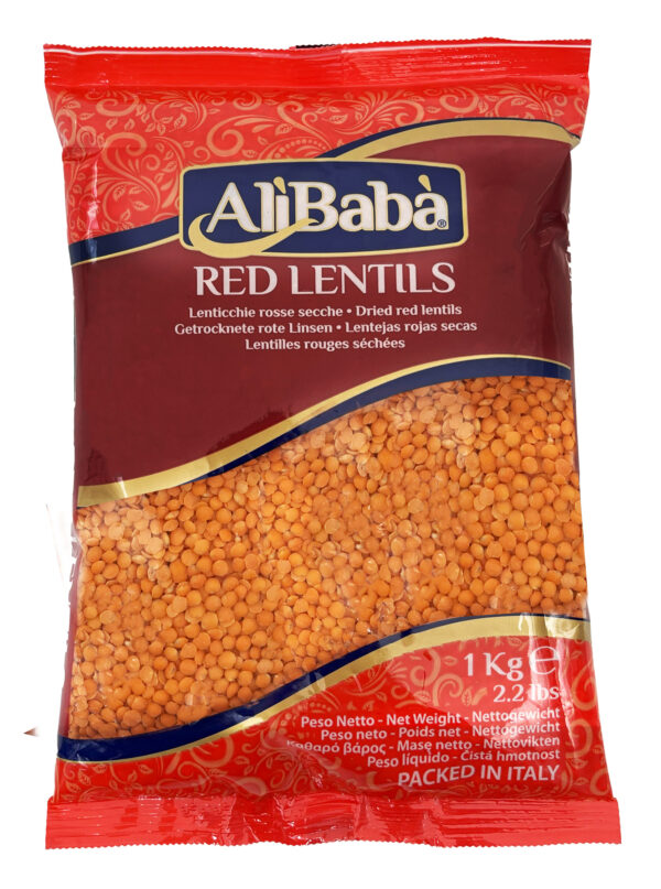 ALI BABA RED LENTILS FOOTBALL 1KG