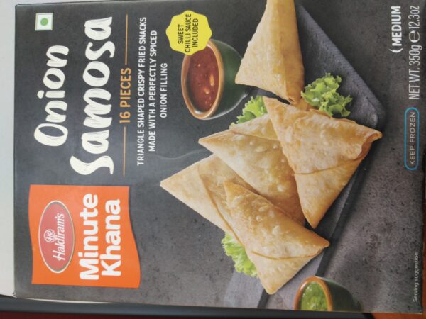 Haldiram onion samosa 350 gr