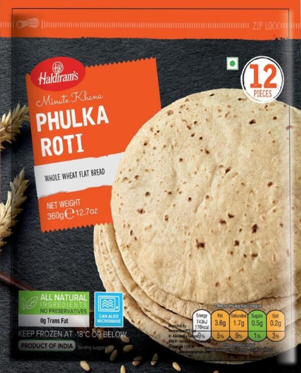 Haldiram Phulka Roti 12 PCS