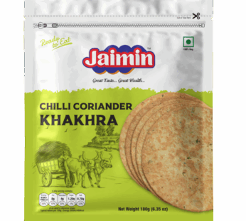 JAIMIN CHILLI CORIANDER KHAKHRA 180G