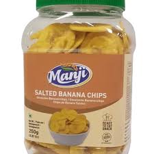 Manji Snacks Banana Chips Salty 250 gms