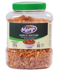 Manji Snacks Garlic Mixture 400 gms