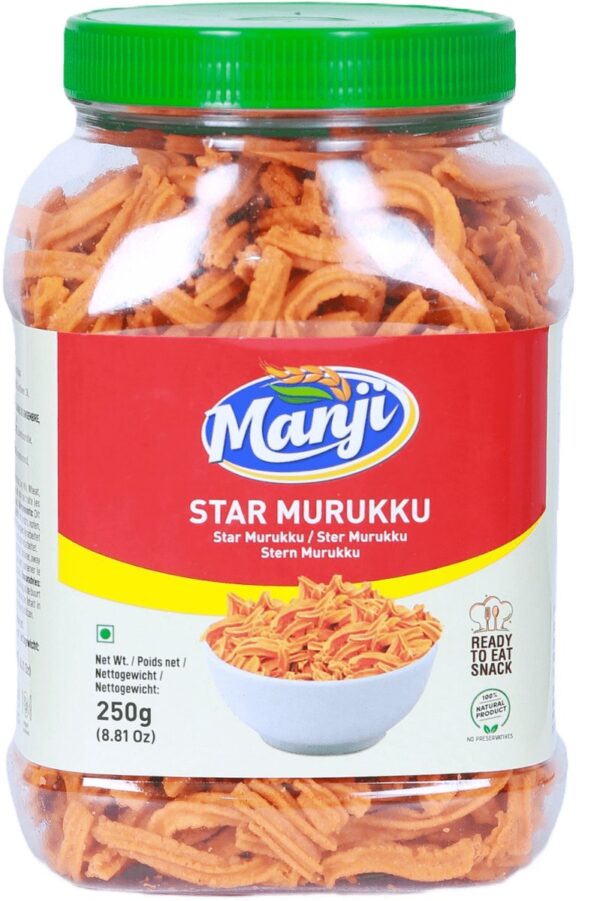 Manji Snacks Star Murukku 250 gms