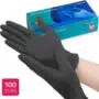 BLACK GLOVES M 100 PCS