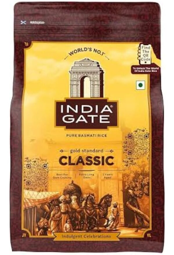 INDIAN GATE CLASSIC BASMATI RICE 2KG