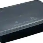 MAGNETRON BAKJES MET DEKSEL 650CC 10SET