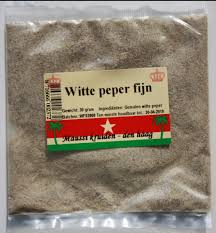 Maussi Witte Peper gemalen 30 GR