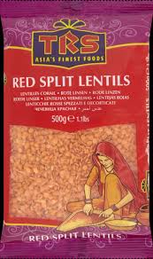 TRS RED SPLIT LENTILS 500G