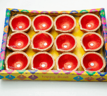 12 PCS 2 INCH  RED & GOLDEN FD 1