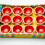 12 PCS 2 INCH RED & GOLDEN FD 1
