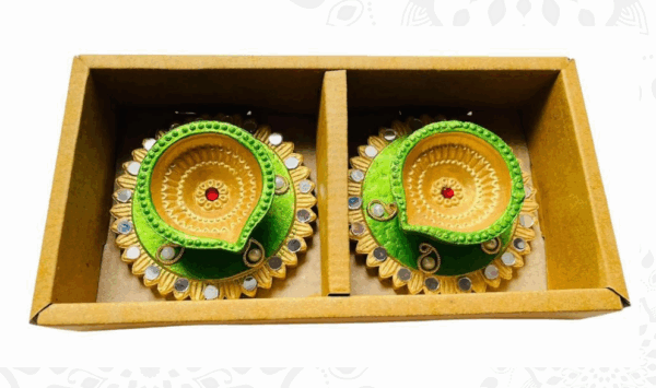2PC PLATE DIYA 4 INCH FD-63