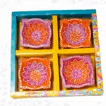 4 PCS DIYA BOX EMPTY WHITE FD 13