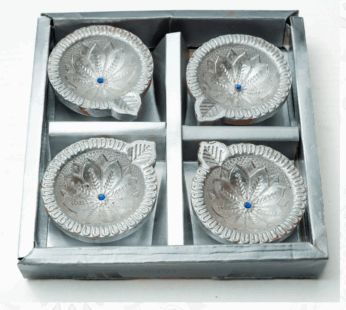 4 PCS DIYA BOX SILVER FD 29