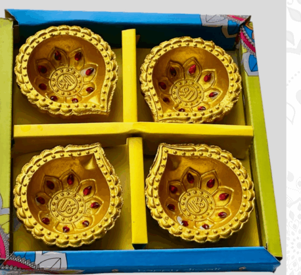 4 PCS DIYA GOLDEN FD 31