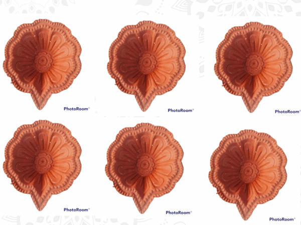 6 PCS DIYA BUNCH 2" RD 4