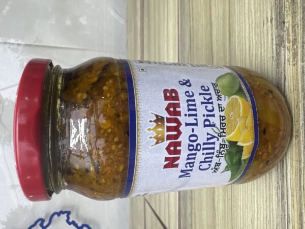 NAWAB MANGO LIME CHILLI PICKLE 400 GR