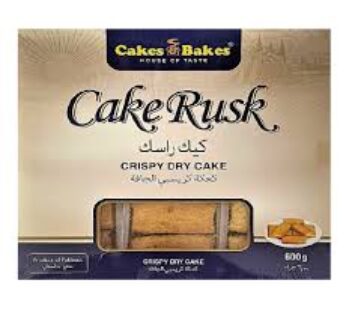 CAKE & BAKES CAKE RUSK  600 GR