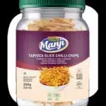 MANJI TAPIOCA SLICE CHILLY CHIPS 250G