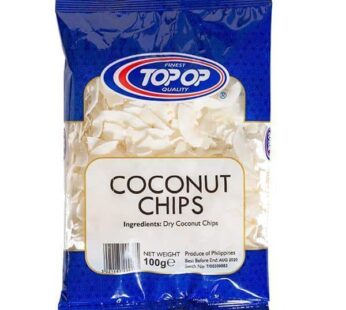 TOPOP COCONUT CHIPS 100 GR