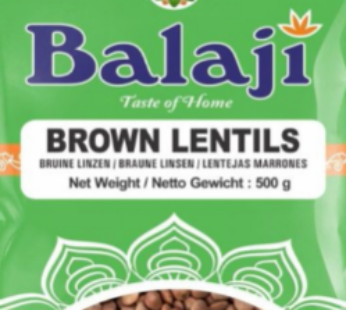 BALA JI BROWN LENTILS 500 GR