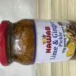 NAWAB LIME GINGER PICKLE 400 GR