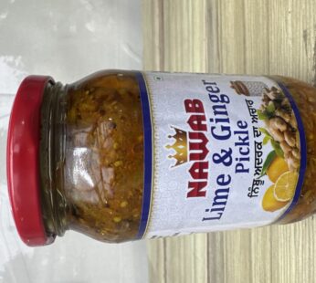 NAWAB LIME GINGER PICKLE 400 GR