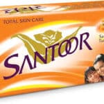 SANTOOR SANDAL &TURMERIC SOAP ORANGE 150 GR
