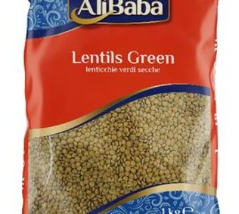 ALI BABA GREEN LENTILS 1KG