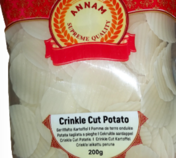ANNAM CRINKLE CHIPS 200 GR