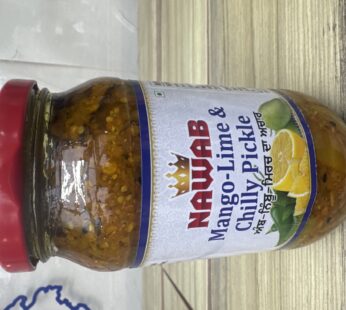 NAWAB MANGO LIME CHILLI PICKLE 400 GR