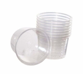 PP ROND BEKER MET DEKSEL 350 CC