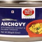 TASTY NIBBLES ANCHOVY WITH SHREDDED COCONUT & MALABAR TAMARIND 185 GR